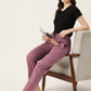 Women's Printed Cotton Mauve Lounge Pants | LDLW-2328-1 |