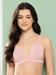 Leading Lady Women's Solid Lightly Padded Non Wired Plunge Bra