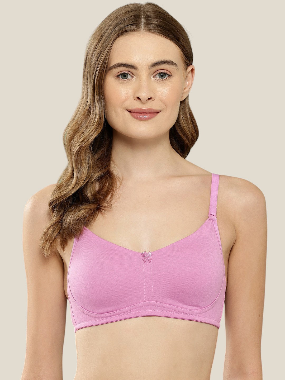 Pink T Shirt Bra