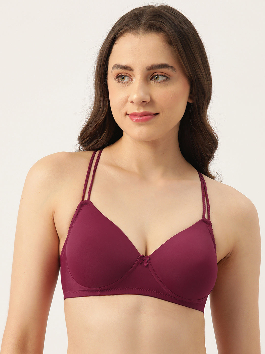 Leading Lady Women's Solid Lightly Padded Women T-Shirt Bra BRA-4079-1