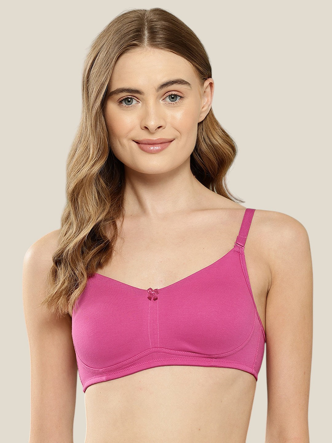 Magenta T Shirt Bra