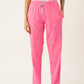 Women's Printed Cotton Pink Lounge Pants | LDLW-2321-1 |