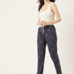 Women's Printed Cotton Navy Blue Lounge Pants | LDLW-2326-1 |