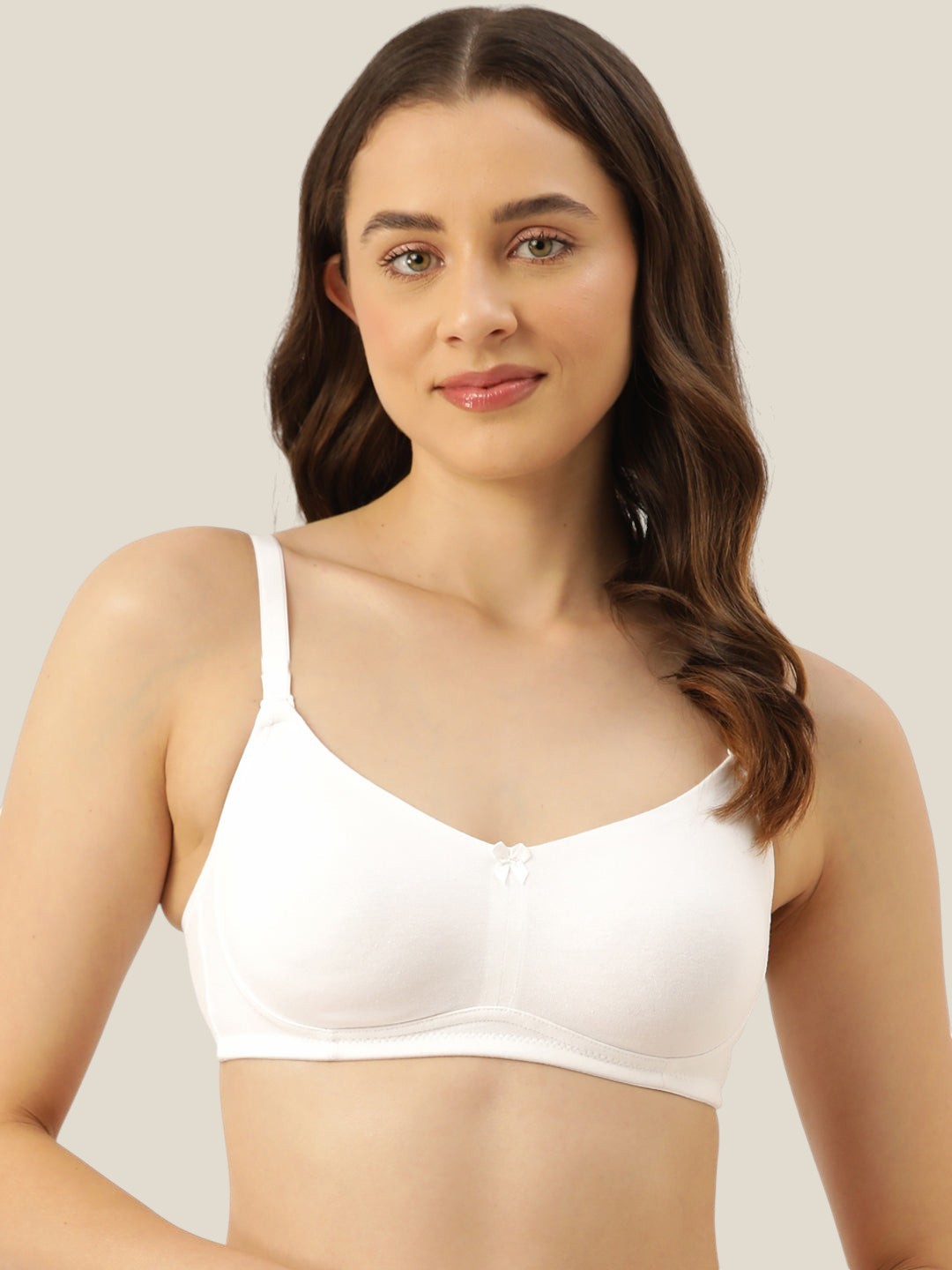White T Shirt Bra