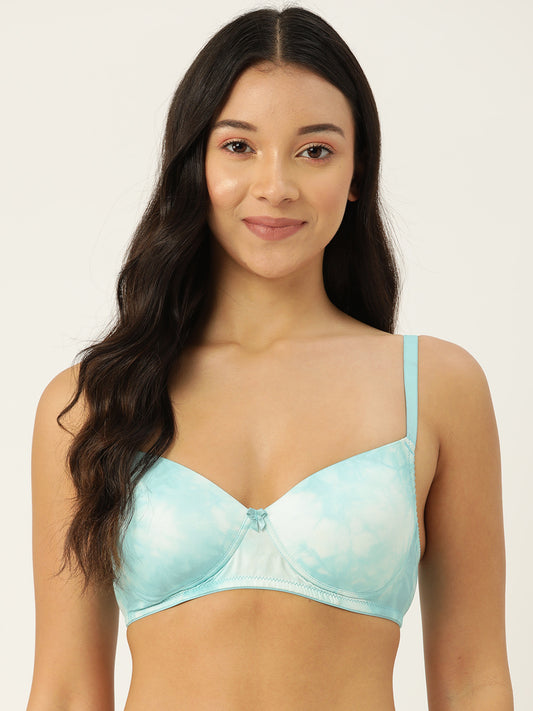 Leading Lady Women's Printed Lightly Padded Women T-Shirt Bra BRA-4081-1