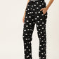 Women's Printed Cotton black Lounge Pants | LDLW-2323-1 |