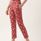 Women's Printed Cotton Rust Lounge Pants | LDLW-2333-1 |