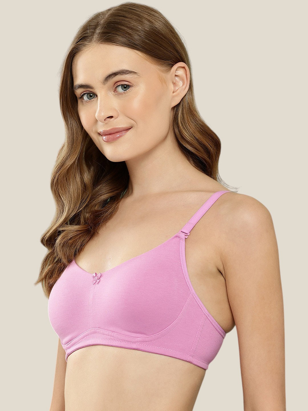 Pink T Shirt Bra
