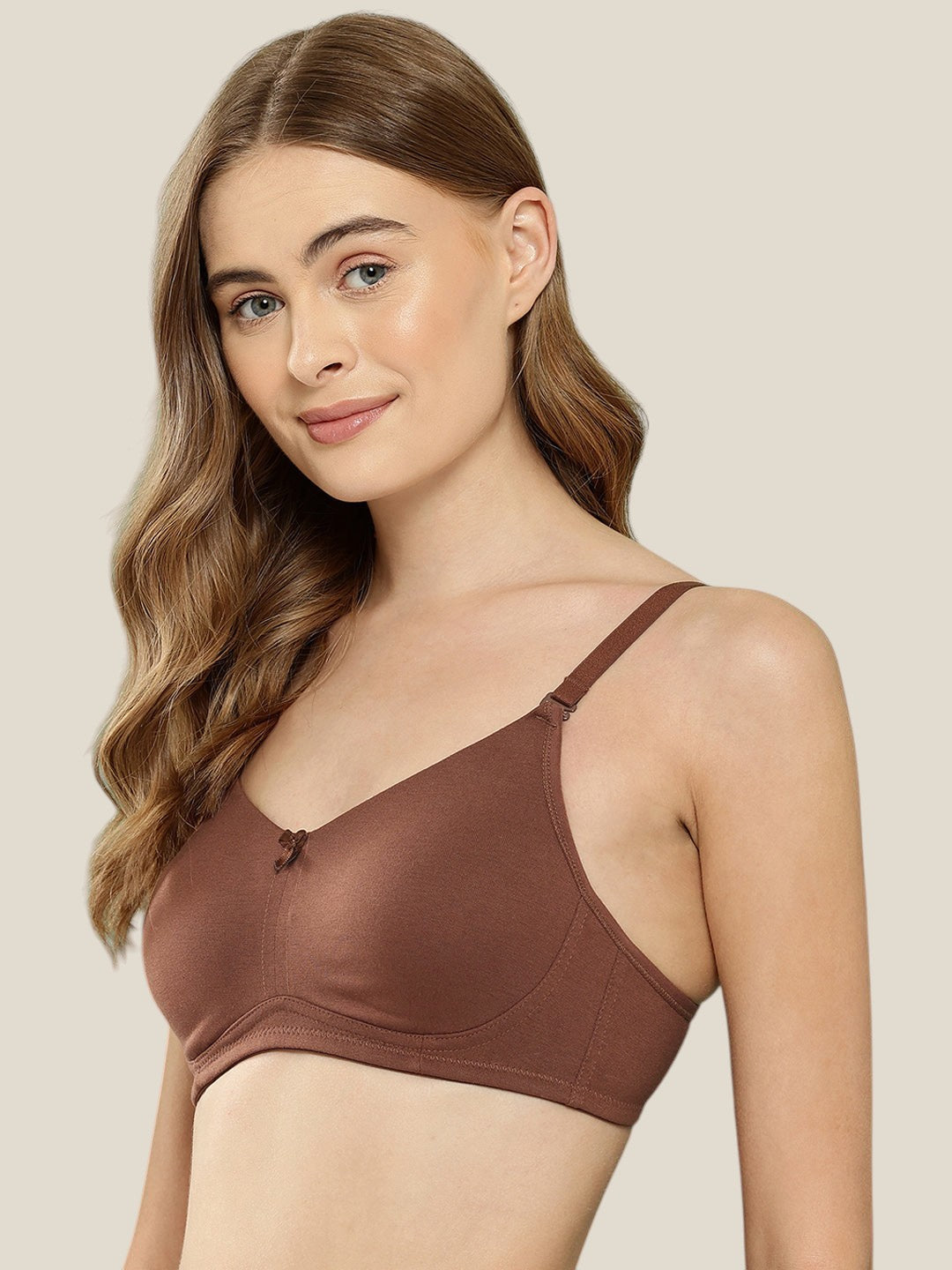 Brown T Shirt Bra