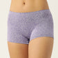 LEADING LADY Women’s Printed Purple, Blue, Dark Blue Mid-Rise BoyShort Brief Pack Of 3 | JOY-PR-20-3 |