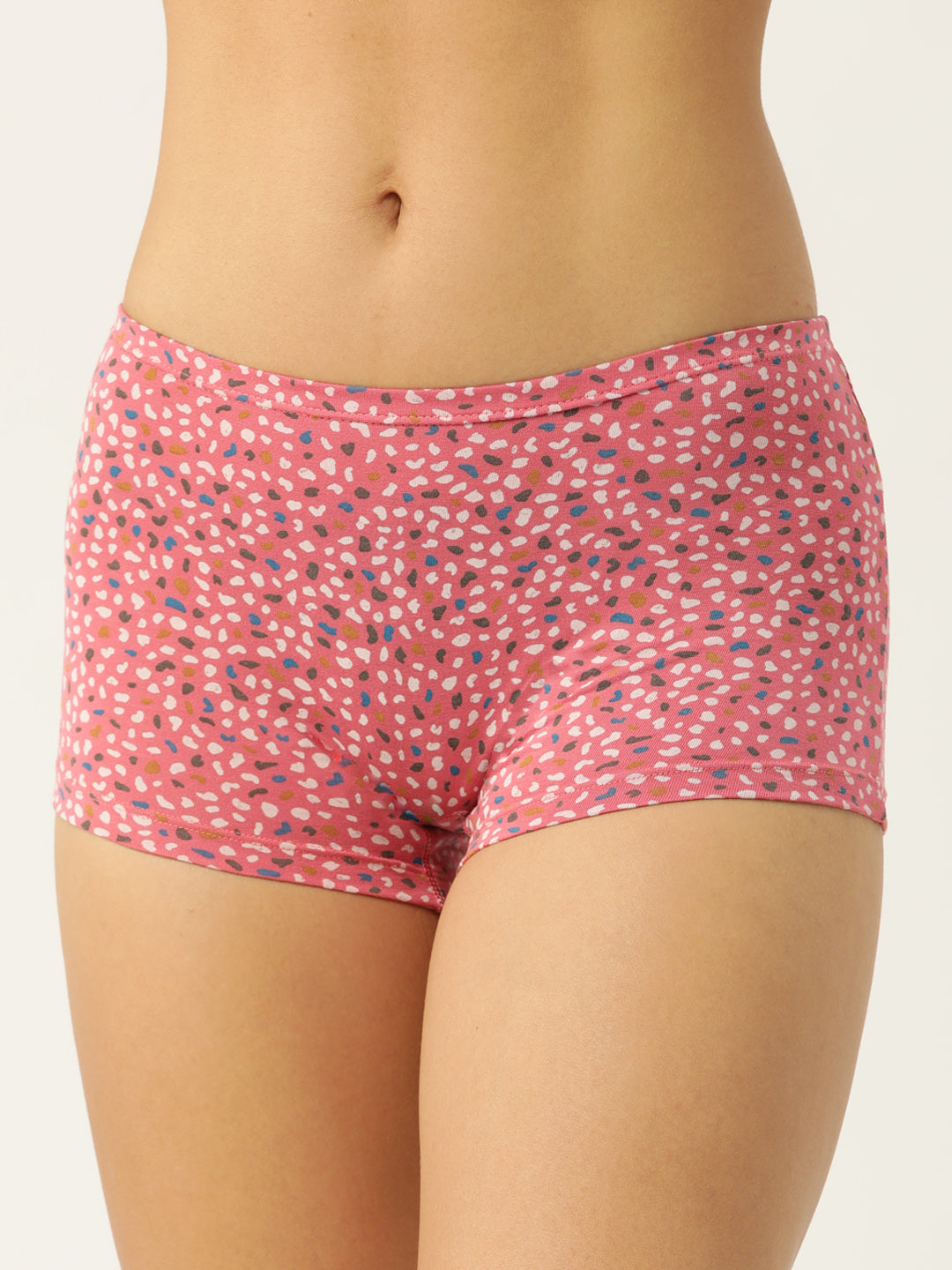 LEADING LADY Women’s Printed Mid-Rise BoyShort Brief Pack Of 3 | JOY-PR-21-3 |