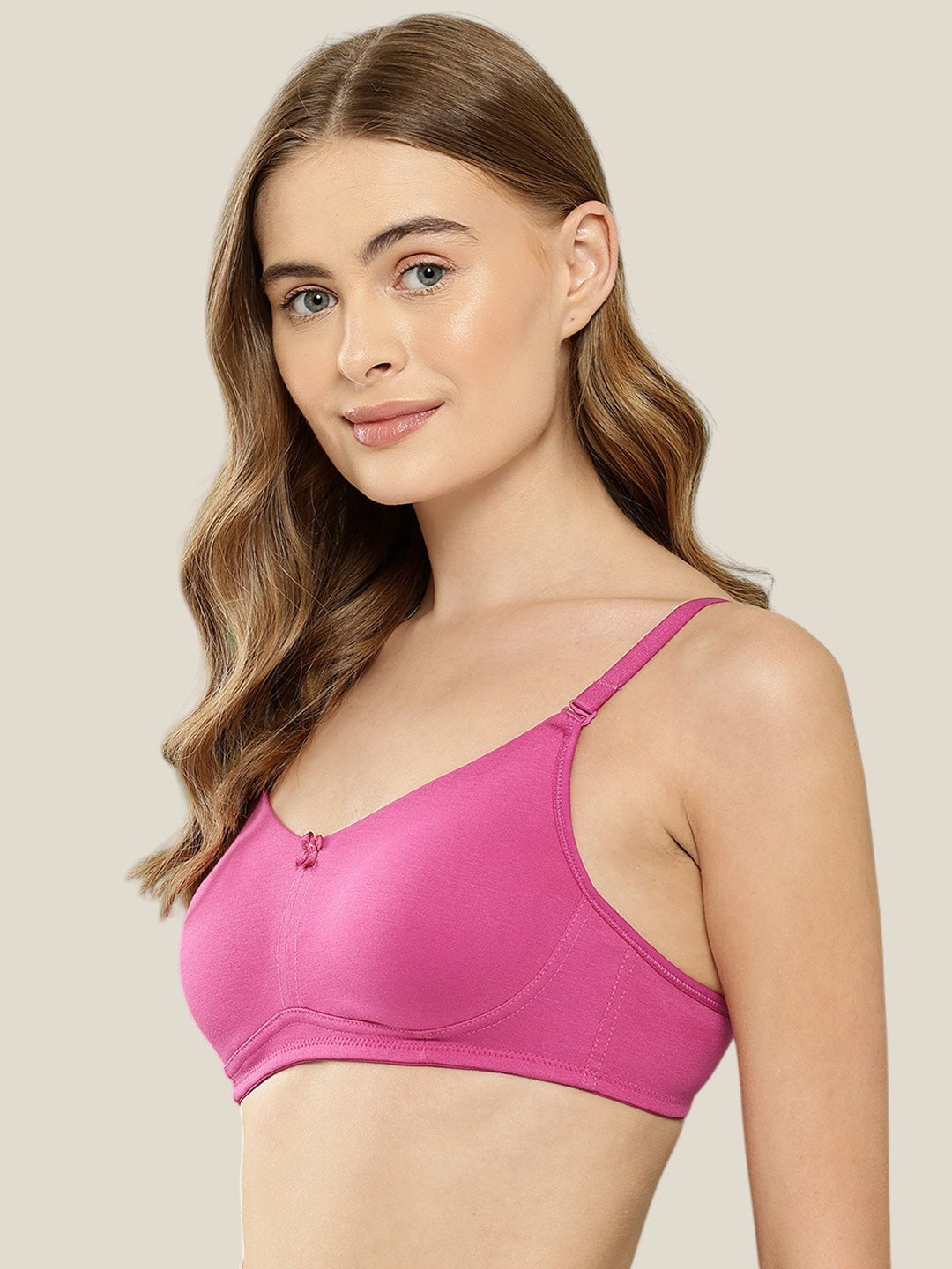 Magenta T Shirt Bra