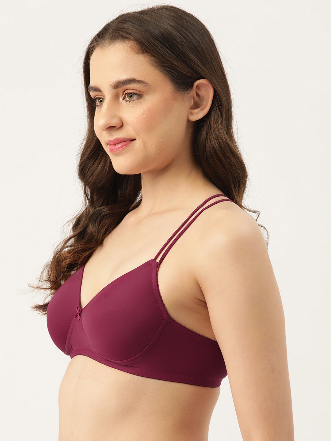 Leading Lady Women's Solid Lightly Padded Women T-Shirt Bra BRA-4079-1