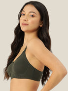 Dark Green T Shirt Bra