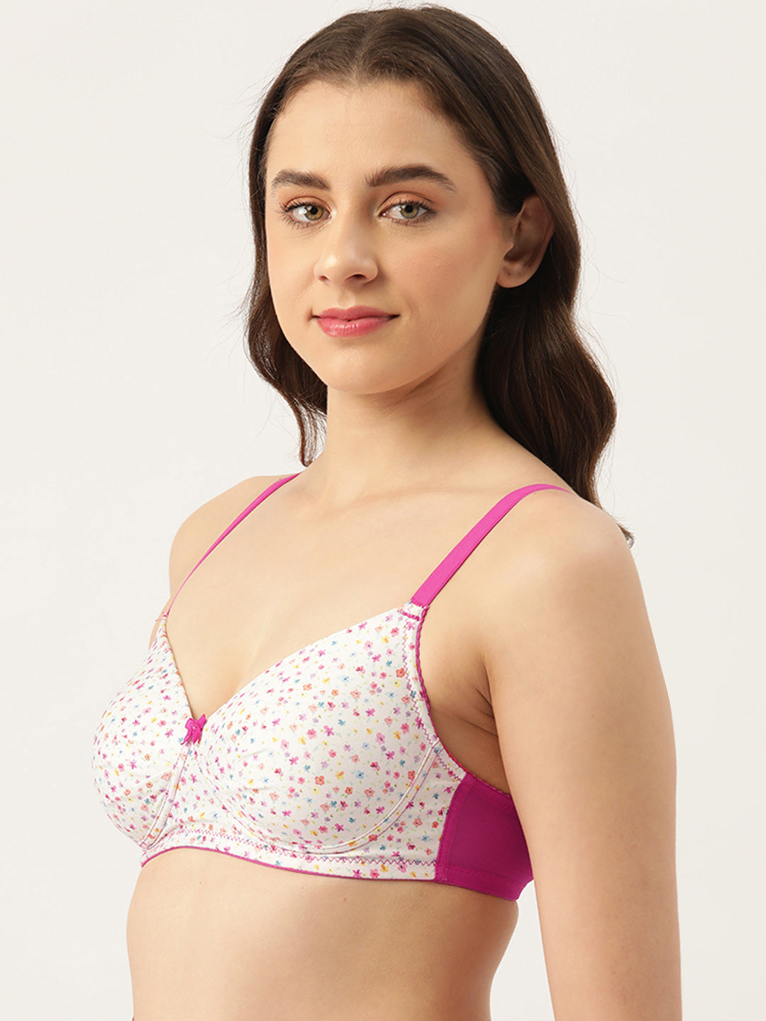 Leading Lady Women's Printed Lightly Padded Women T-Shirt Bra BRA-4077-1