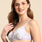 Leading Lady Women's Printed Lightly Padded Non Wired T-Shirt Bra | Full Coverage Everyday Bra [ BRA-4088-1 ]