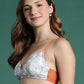 Leading Lady Women's Printed Lightly Padded Non Wired T-Shirt Bra | Full Coverage Everyday Bra [ BRA-4098-1 ]