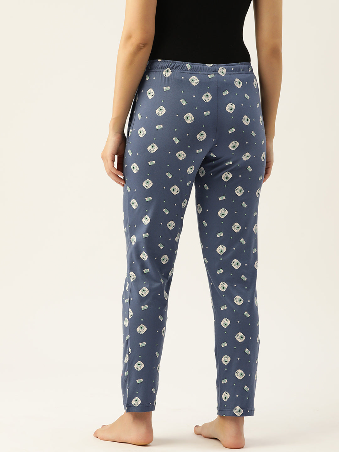 Women's Printed Cotton Blue Lounge Pants | LDLW-2337-1 |