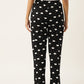 Women's Printed Cotton black Lounge Pants | LDLW-2323-1 |