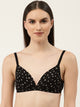 Women's Printed Lightly Padded Non-Wired Plunge Bra