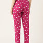 Women's Printed Cotton Magenta Lounge Pants | LDLW-2325-1 |