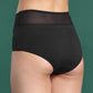 LEADING LADY Women’s Solid Pack of 2 High-Rise Hipster Briefs | PN1167-BK-SKN-2 |