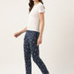 Women's Printed Cotton Navy Blue Lounge Pants | LDLW-2334-1 |