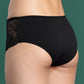 LEADING LADY Women’s Solid Pack of 2 Mid-Rise Laced Hipster Briefs | PN2587-BK-SKN-2 |