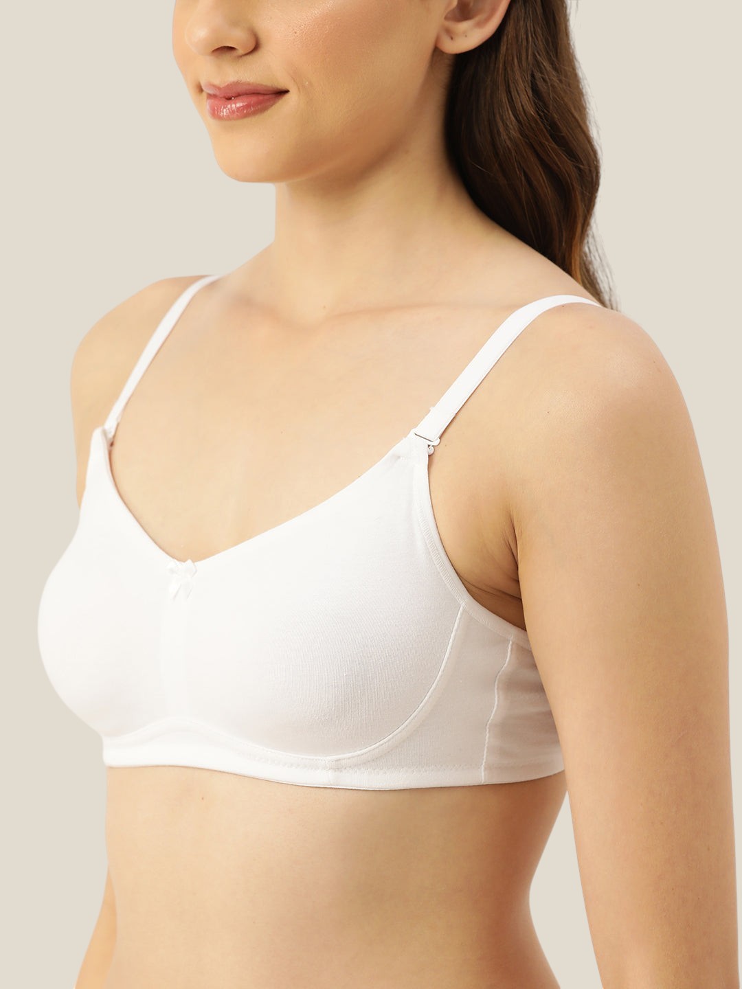 White T Shirt Bra