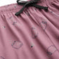 Women's Printed Cotton Mauve Lounge Pants | LDLW-2328-1 |