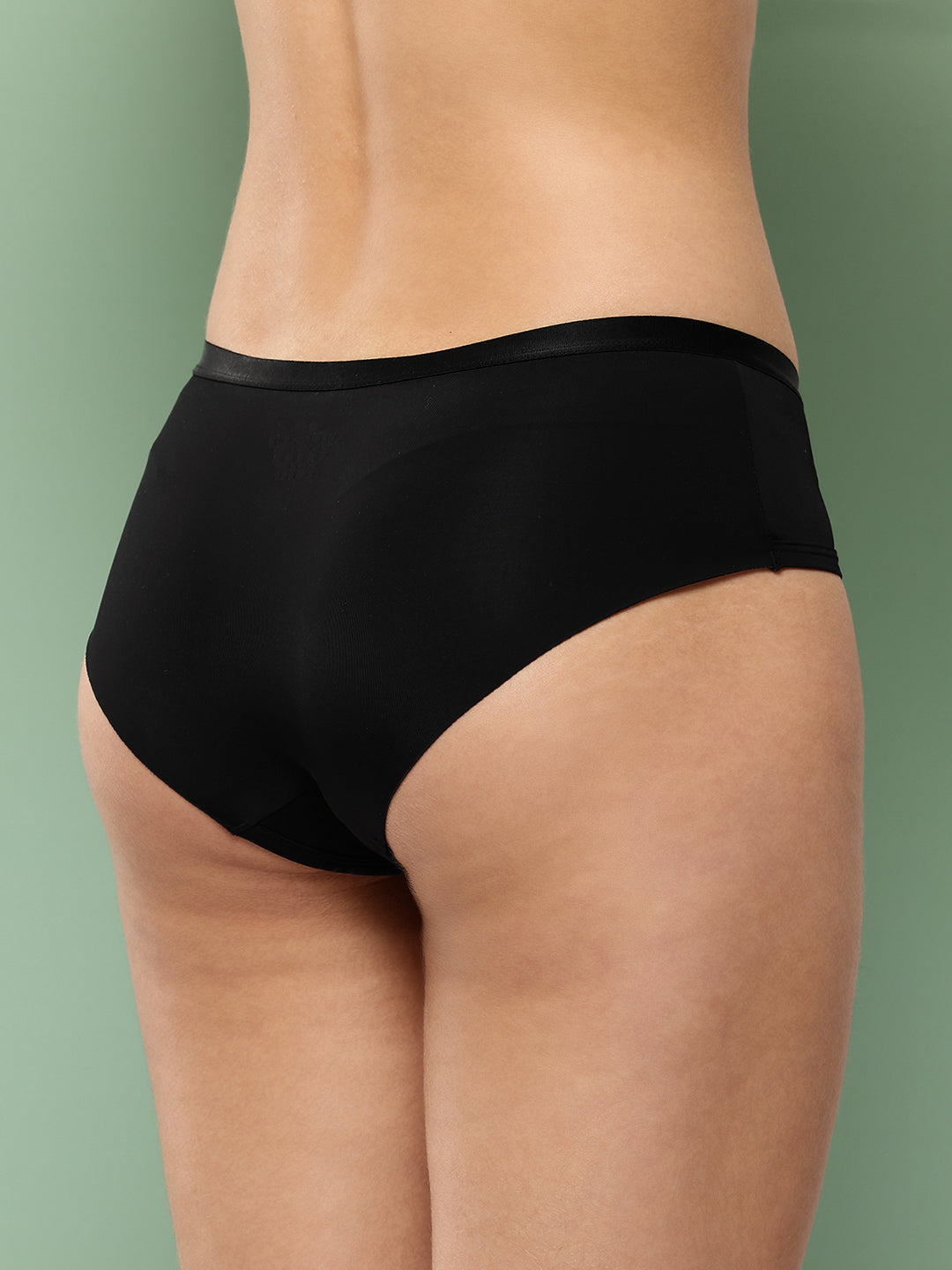 Women's Solid Mid Rise Hipster Brief (Pack of 3)