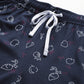 Women's Printed Cotton Navy Blue Lounge Pants | LDLW-2334-1 |