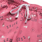 Women's Printed Cotton Pink Lounge Pants | LDLW-2332-1 |