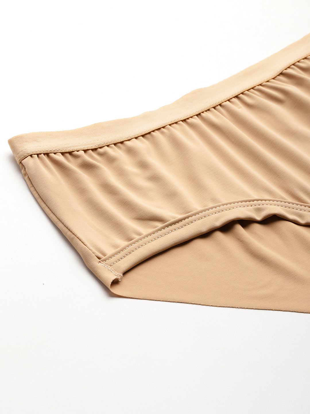 Women's Solid Mid Rise Hipster Brief (Pack of 3)