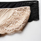 LEADING LADY Women’s Solid Pack of 2 Mid-Rise Laced Hipster Briefs | PN2587-BK-SKN-2 |