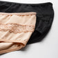 LEADING LADY Women’s Solid Pack of 2 High-Rise Laced Hipster Briefs | PN3216-BK-SKN-2 |