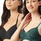 Leading Lady Women's Pack of 2 Solid & Printed T-Shirt Bra with Full Coverage and Non Wire [ BRA-4021-4057-2 ]