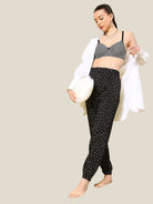 Women's Black Printed Lightly Padded Bra | BRA-4028-1 | Leading Lady