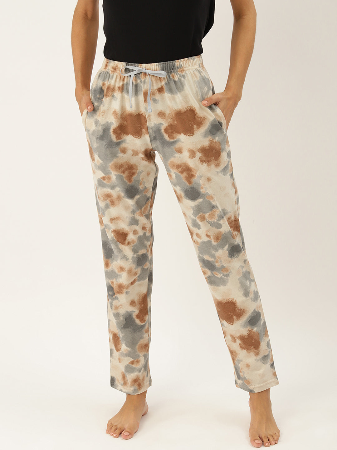 Women's Printed Cotton Lounge Pants | Pack of 2