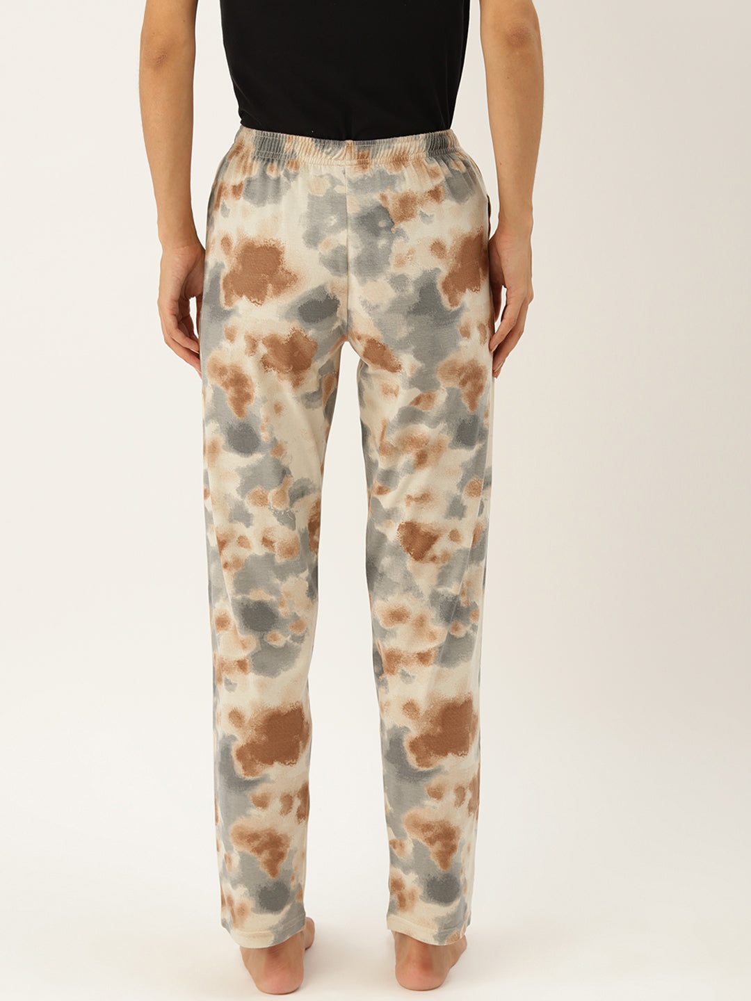 Women's Printed Cotton Peach Lounge Pants | LDLW-2318-1 | Leading Lady