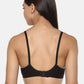 Women's Solid Black Non-Padded T-Shirt Bra | COOL-BLK-1 | Leading Lady