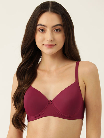 Women's Solid Lightly Padded T-Shirt Bra | BRA-4059-1 | Leading Lady