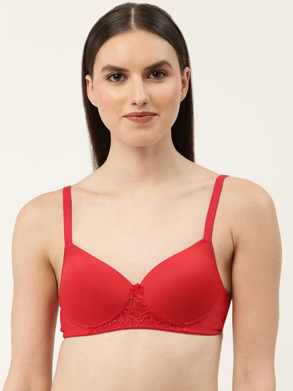 Women's Solid Lightly Padded T-Shirt Bra | BRA-9006-1 | Leading Lady