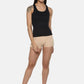 Women's Solid Pure Cotton Camisole with Racerback Style | SARA-BLK-1 | Leading Lady