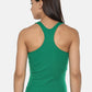 Women's Solid Pure Cotton Camisole with Racerback Style | SARA-GRN-1 | Leading Lady